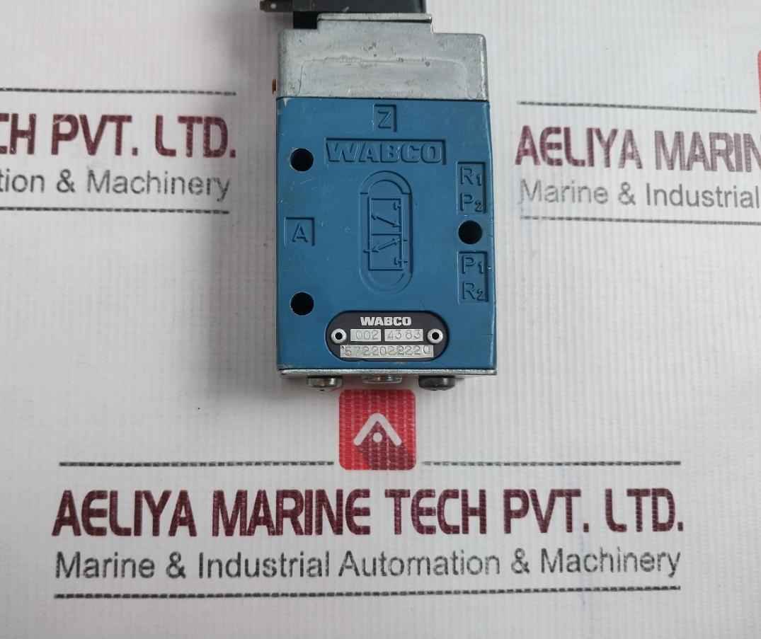 Wabco 5722022220 Solenoid Valve 24V 187Ma Max 10Bar
