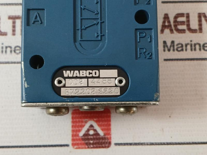 Wabco 5722022220 Solenoid Valve 4488 24V 10Bar Max Pri 016