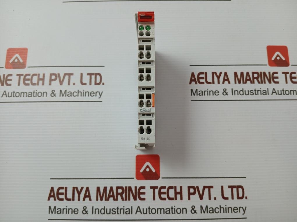 Wago-0-08-2-5Mm2-230Vac-1-0A-55-C-Relay-Output-Module-750-517-210026-1