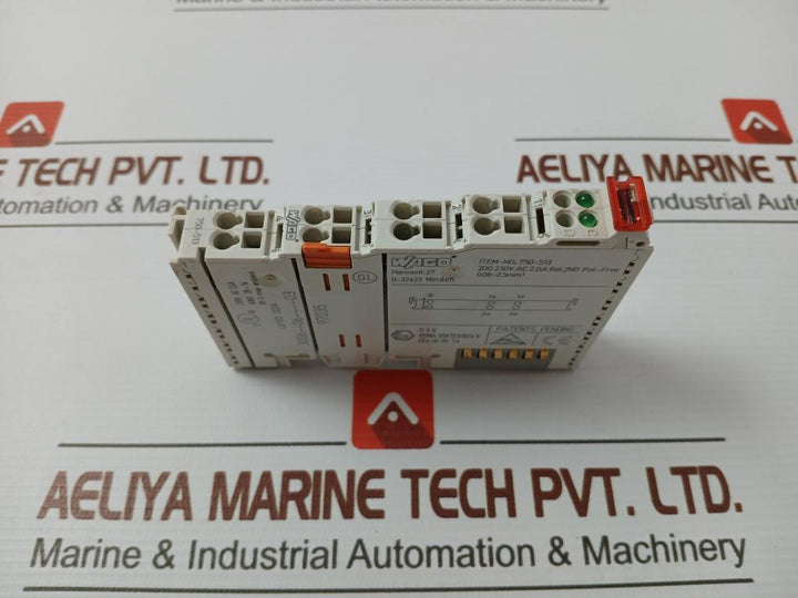Wago-230Vac-2-0A-55C-0-08-2-5Mm2-Relay-Output-Module-750-513-210023-3