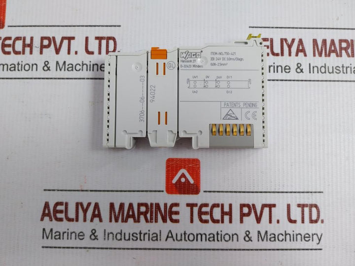 Wago-24-Vdc-750-421-2-channel-Digital-I-O-Module-209381-2