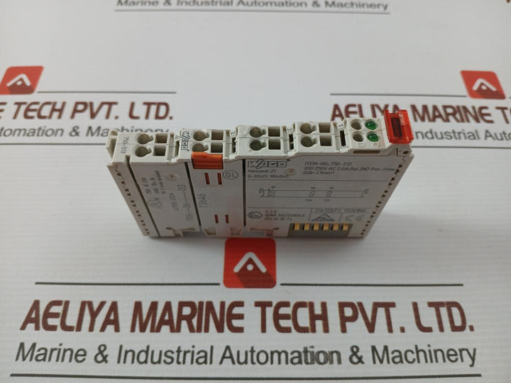 Wago-250Vac-2-0A-55-C-0-08-2-5Mm2-Relay-Output-Module-750-513-209999-3