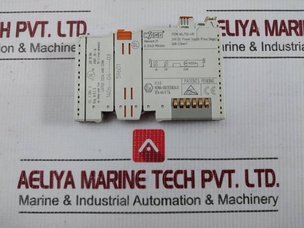 Wago-Power-Supply-Module-750-610-24v-Dc-10a-7