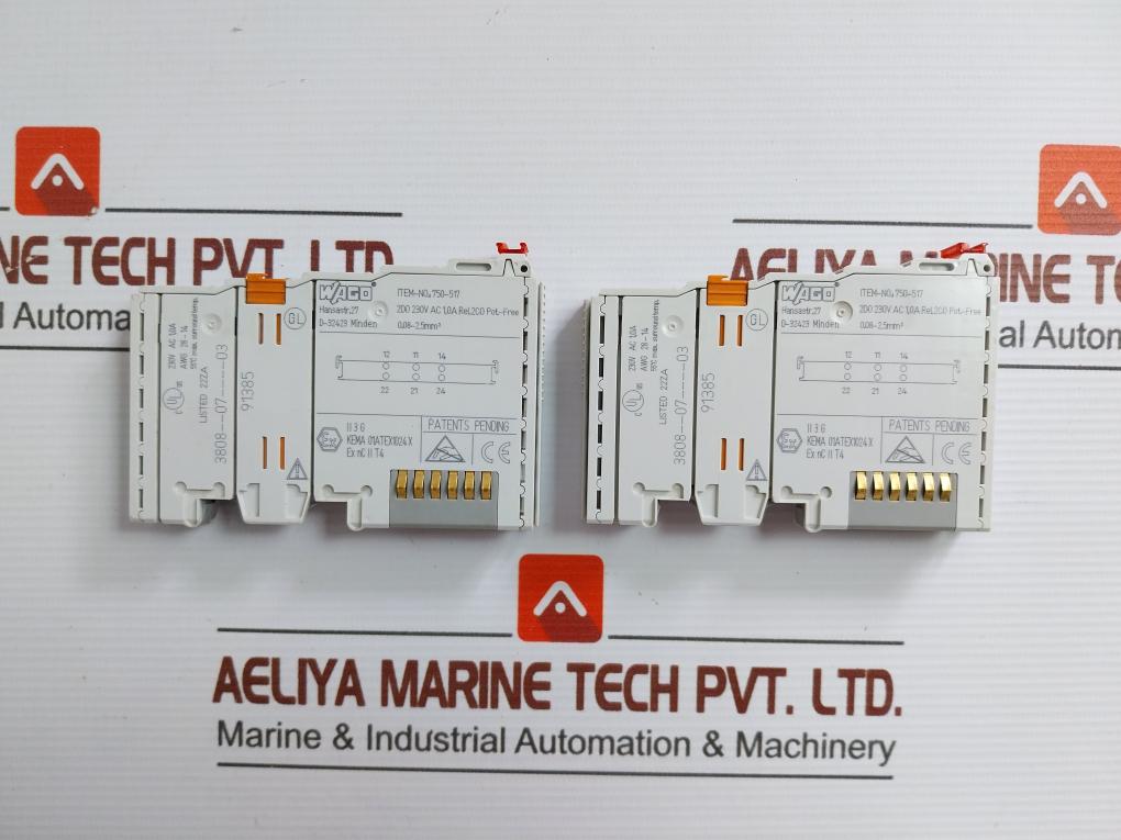 Wago-Relay-Output-Module-230v-Ac-10a-0-08-2-5mm2-91385-750-517-5