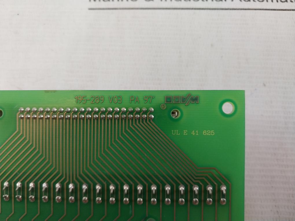 Wago 195-289 Terminal Board Ul E 41 625 67336