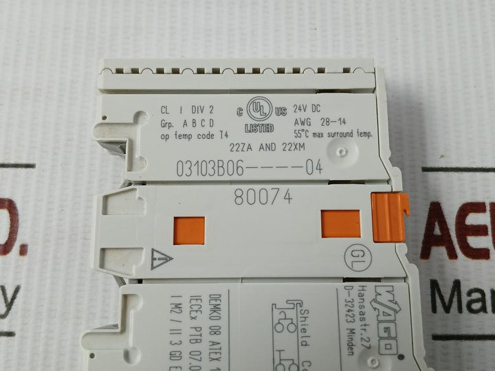 Wago 24V Dc Analogue Output Module 750-550/000-200