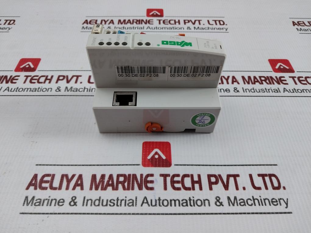 Wago 24V Dc Ethernet Fieldbus Controller 750-342 55°C