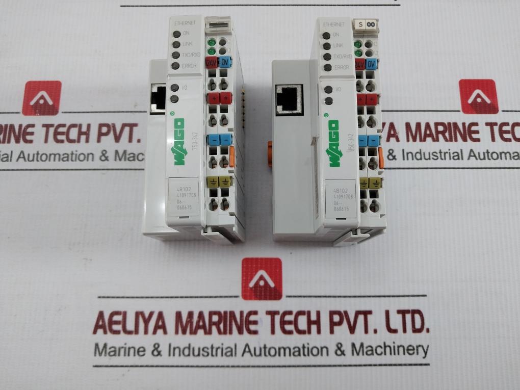 Wago 24V Dc Ethernet Fieldbus Coupler 750-342