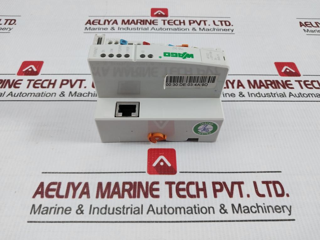 Wago 24V Dc Ethernet Fieldbus Coupler 750-342