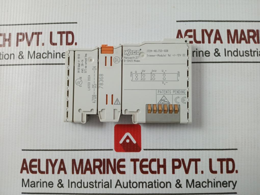 Wago 24V Dc Output +/- 12Vdc Trimmer-module 750-608