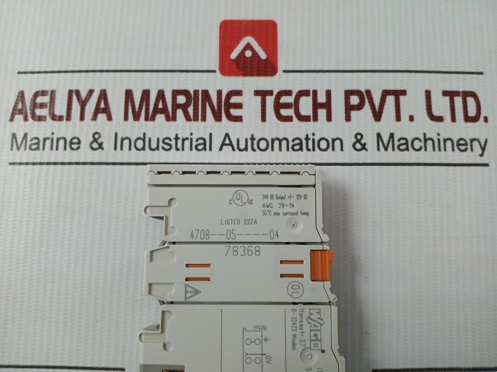 Wago 24V Dc Output +/- 12Vdc Trimmer-module 750-608