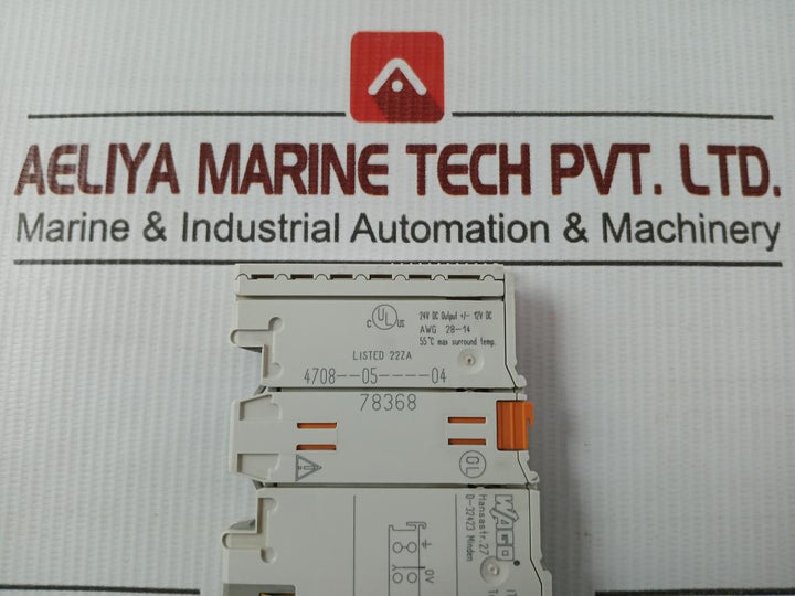 Wago 24V Dc Output +/- 12Vdc Trimmer-module 750-608