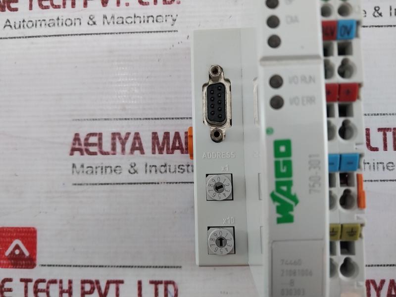 Wago 750-301 Fieldbus Coupler Profibus Dp Iecex Ptb 07.0064x 24v Dc