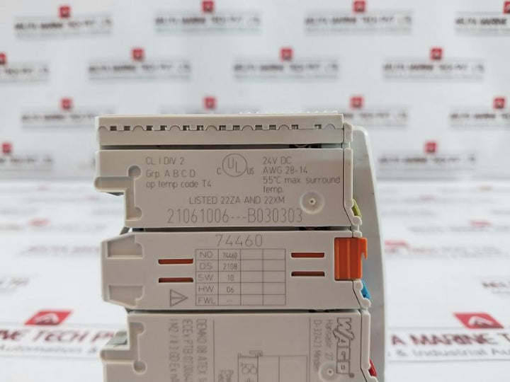 Wago 750-301 Fieldbus Coupler Profibus Dp Iecex Ptb 07.0064x 24v Dc