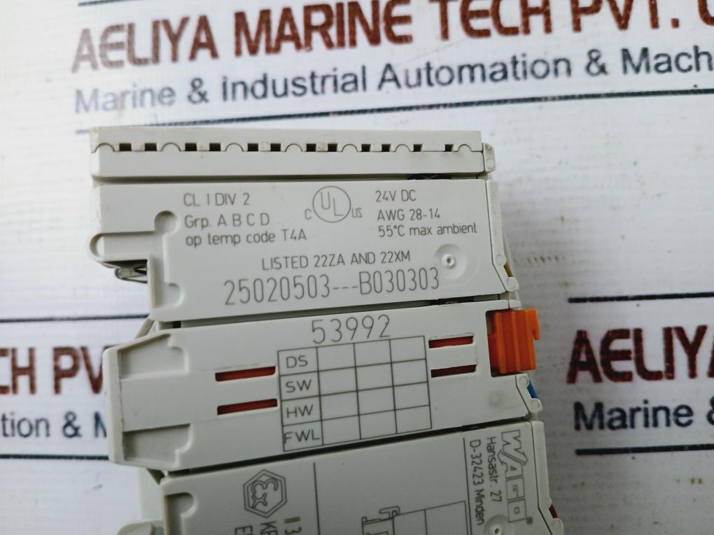 WAGO 750-301 Profibus DP Fieldbus Coupler I/O System 24VDC