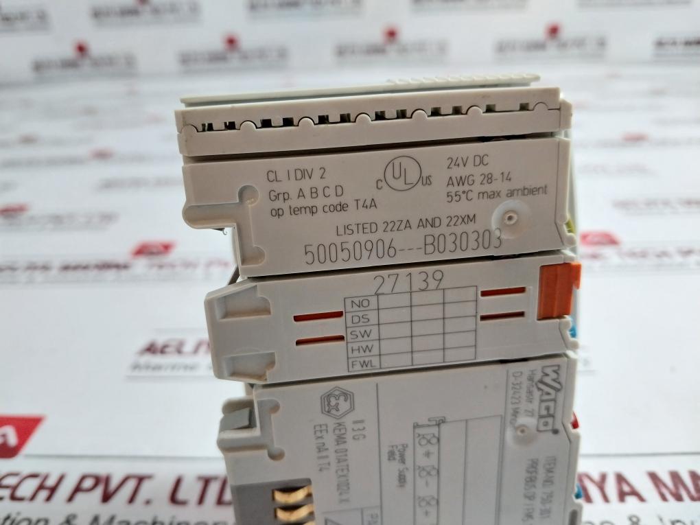 Wago 750-301 Profibus Dp/Fms Fieldbus Coupler 24Vdc 50050906