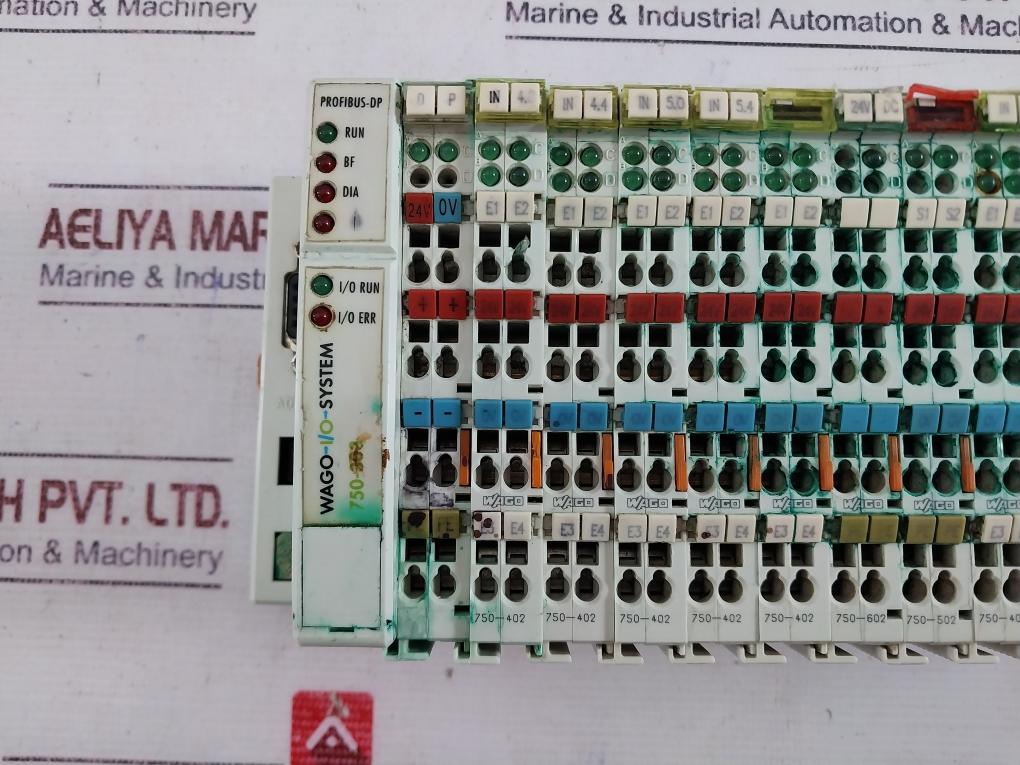 Wago 750-303 Profibus Coupler I/o System 24v Dc 55°c Max Ambient