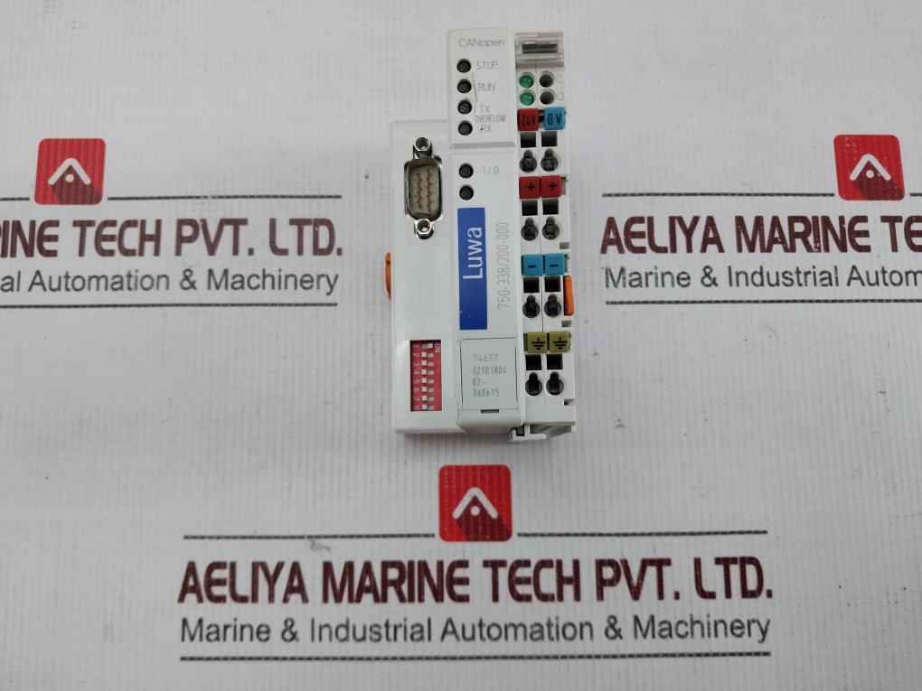Wago 750-338/200-000 Fieldbus Coupler Canopen Dsub 24V Dc