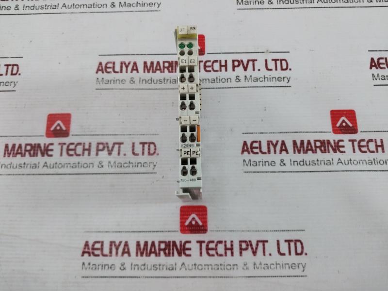 Wago 750-400 2-channel Digital Input 2di 24v Dc 3.0ms 0.08-2.5mm2 3 G