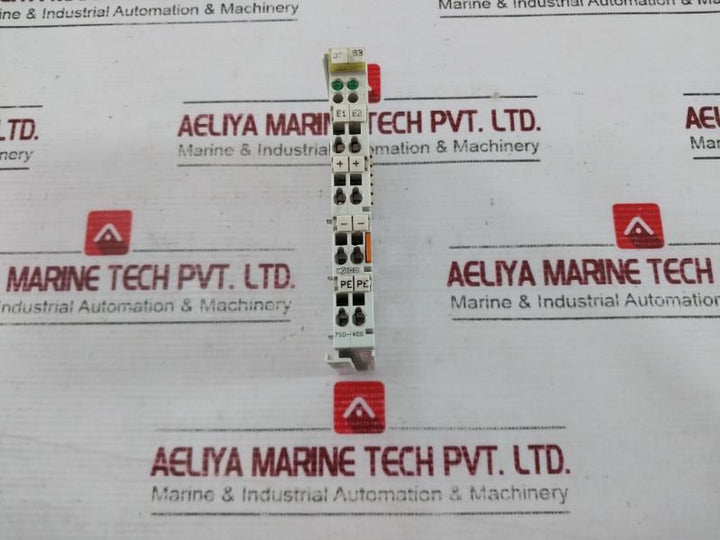 Wago 750-400 2-channel Digital Input 2di 24v Dc 3.0ms 0.08-2.5mm2 3 G