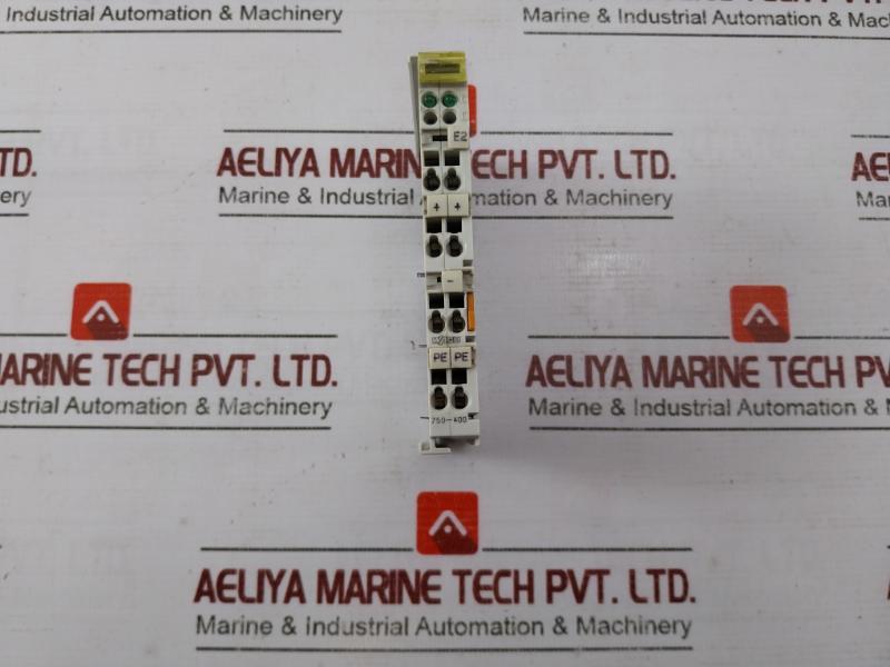 Wago 750-400 2 Channel Digital Input Module Awg 28-14 Kema 97Atex4207 X