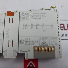 Wago 750-400 2 Channel Digital Input Module Kema 97Atex4207 X