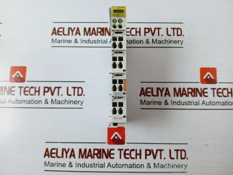 Wago 750-400 2Di 24V Dc Input Module 0.08-2.5Mm2 Awg 28-14 55°C Max Ambient