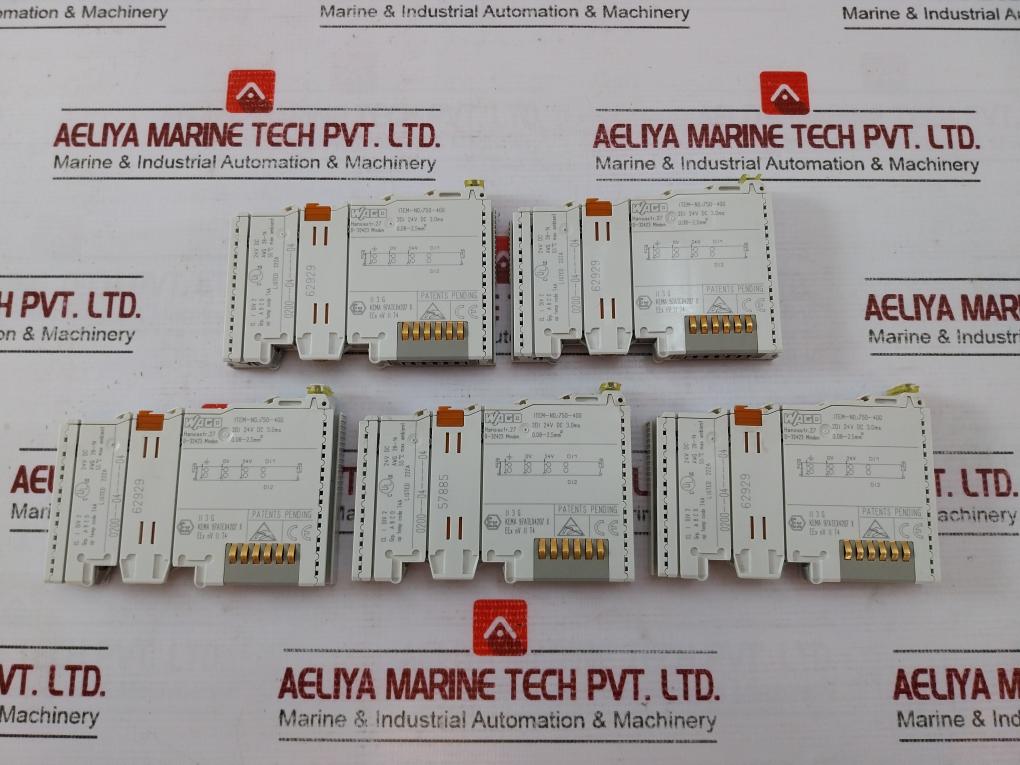 Wago 750-400 2Di Input Module 3.0Ms Awg 28-14 Kema 97Atex4207 X 24V Dc