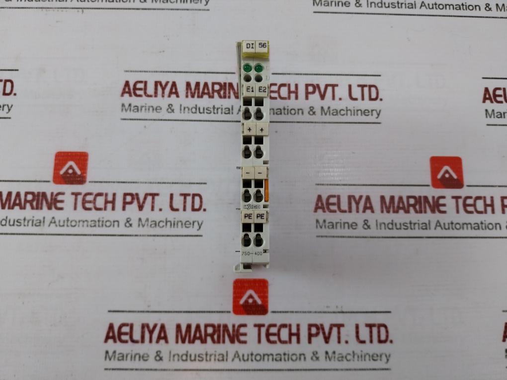 Wago 750-400 2Di Input Module 3.0Ms Awg 28-14 Kema 97Atex4207 X 24V Dc