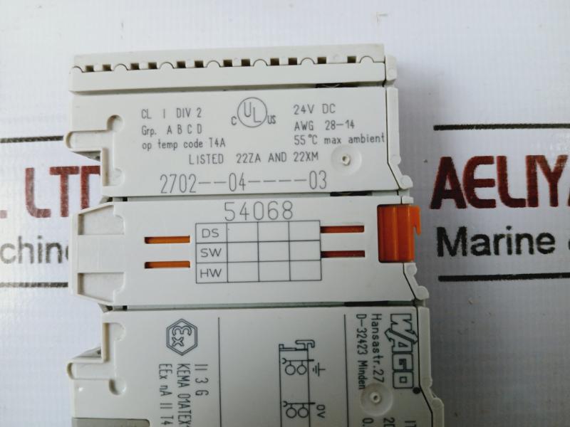 Wago 750-400 Digital Input Module 2Di 24V Dc 3.0Ms