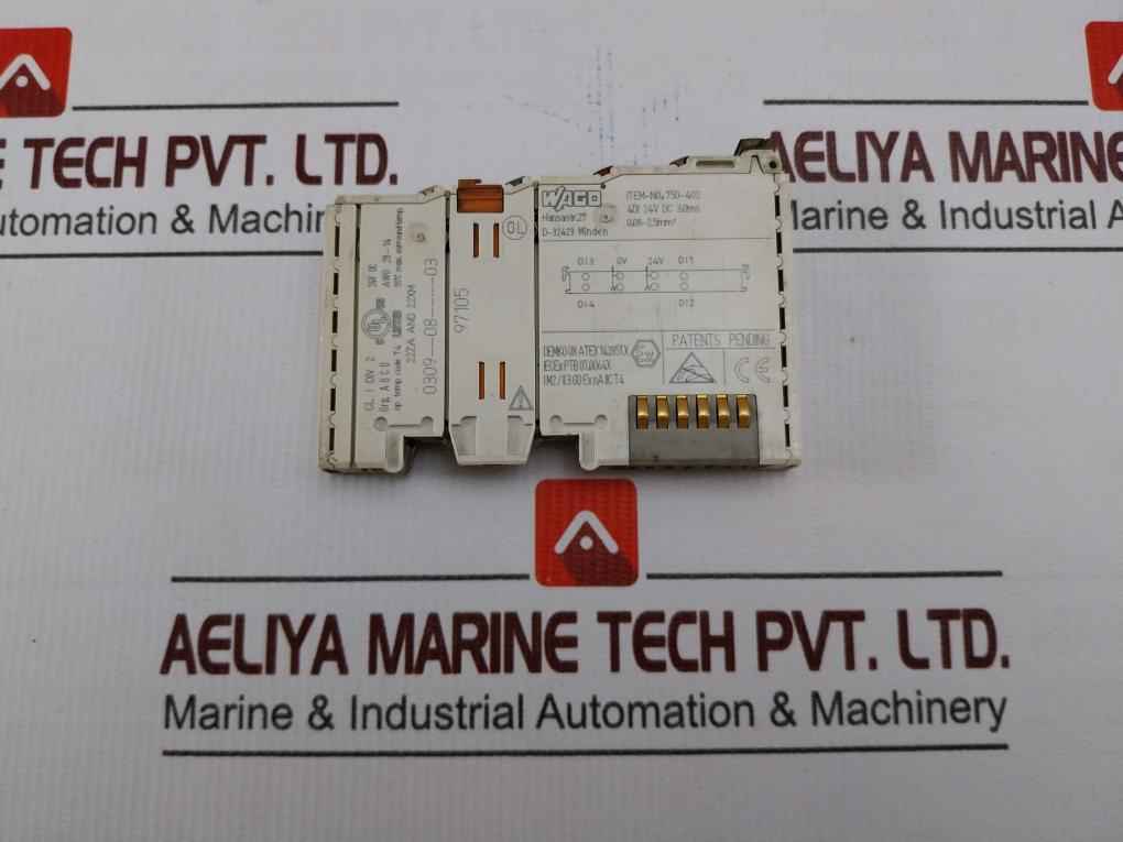 Wago 750-402 Digital Input Module 55c Demko 08 Atex 142851x