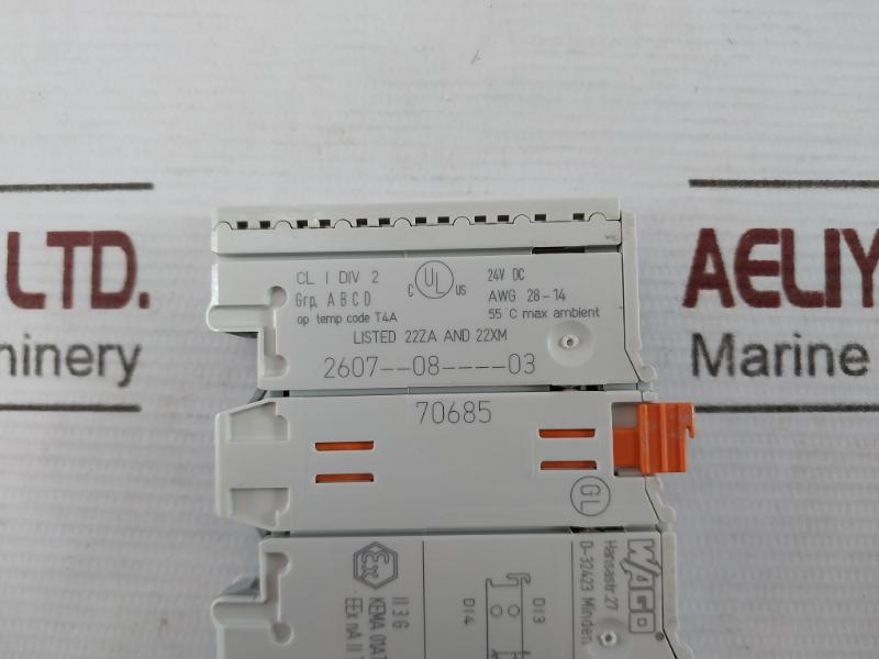 Wago 750-403 Digital Input Module 4Di 24Vdc 0.2Ms, 55 C 0.08-2.5Mm2