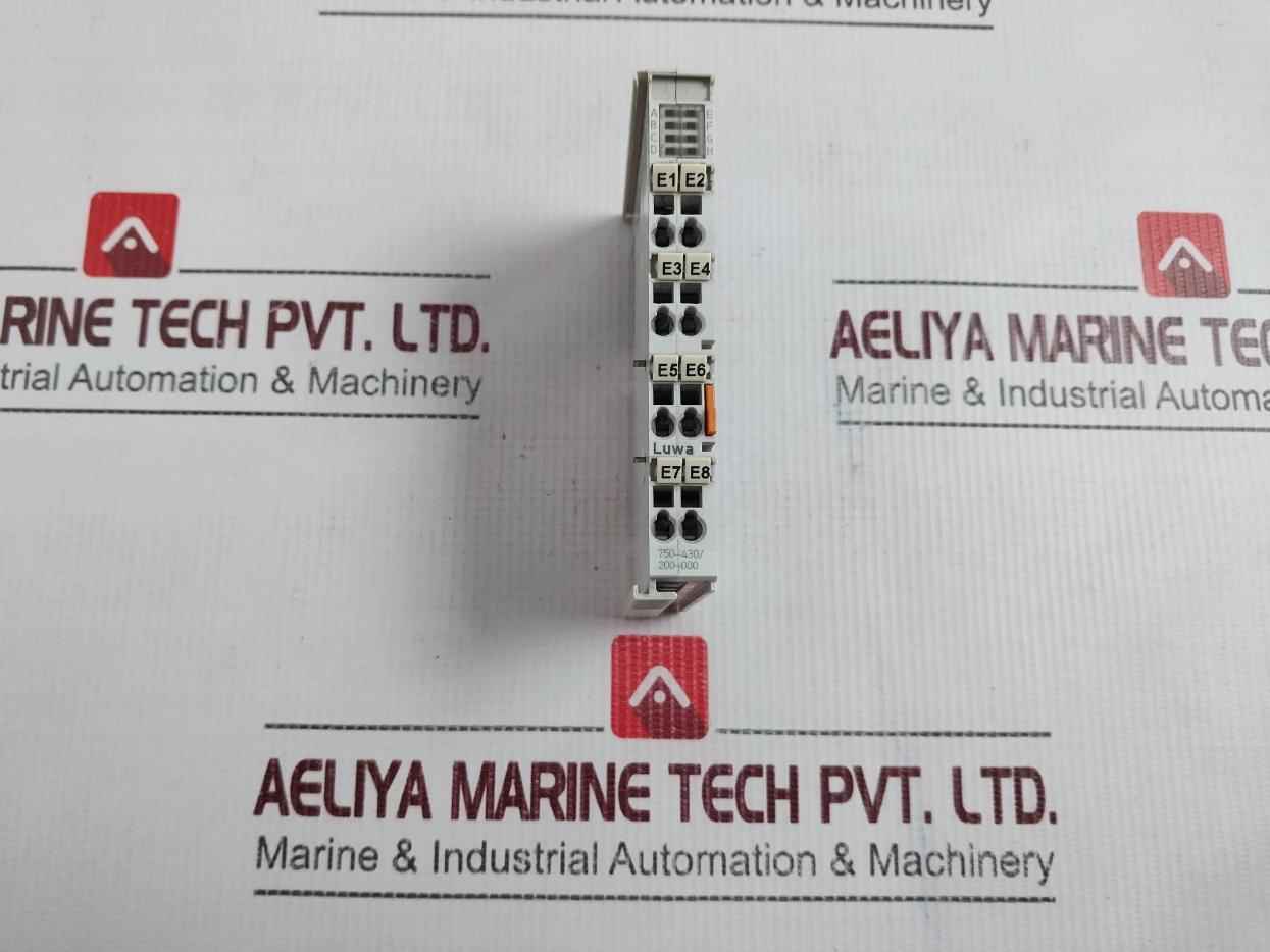 Wago 750-430/200-000 Digital Input Module 55C 24V Dc