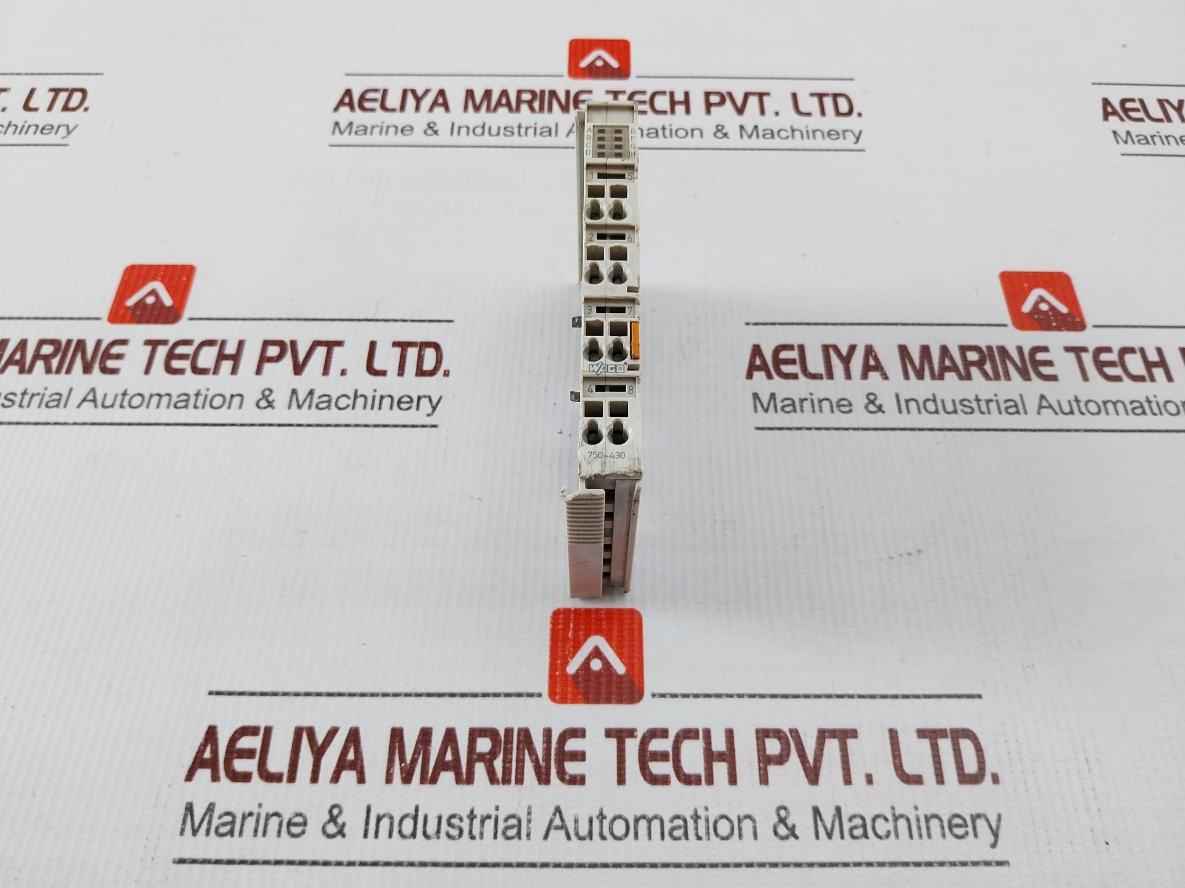 Wago 750-430 Digital Input Module 24V Dc 60777 Awg 28-14