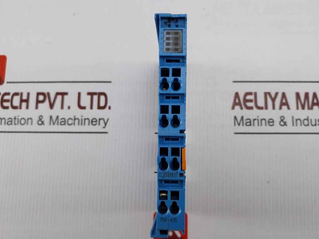 Wago 750-435 Digital Input Module 0c Ta +55c 24vdc Awg 28-14