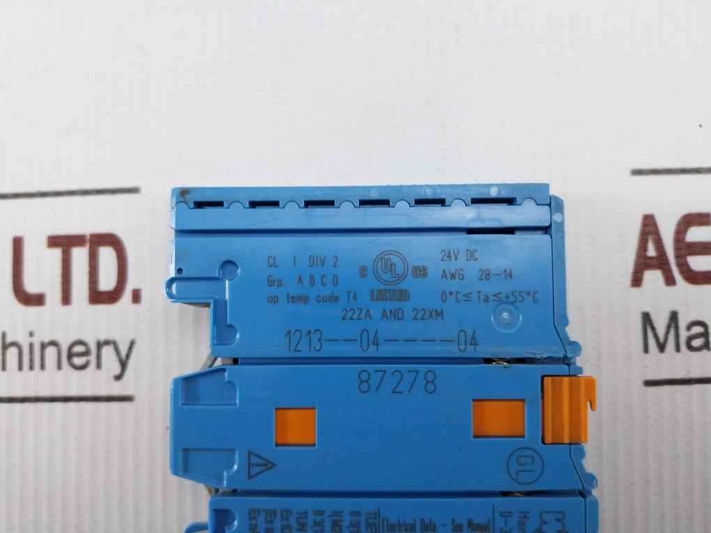 Wago 750-435 Digital Input Module 0c Ta +55c 24vdc Awg 28-14