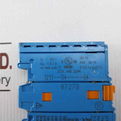 Wago 750-435 Digital Input Module 0c Ta +55c 24vdc Awg 28-14