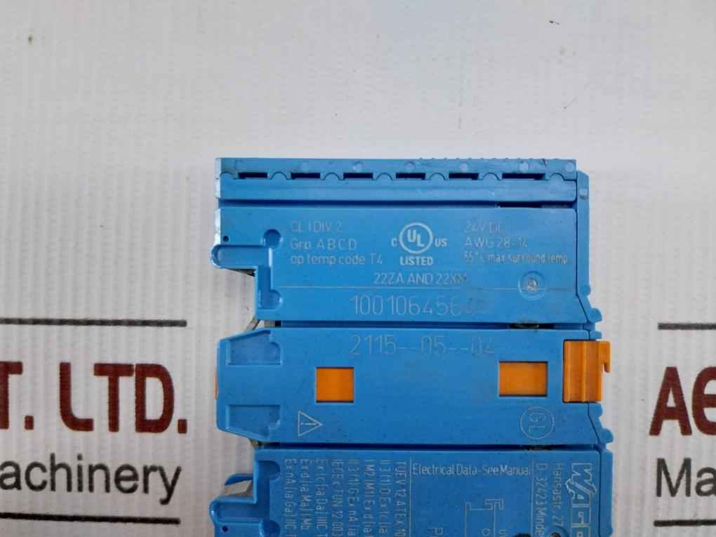 Wago 750-435 Digital Input Module 24vdc 55c 5mm2