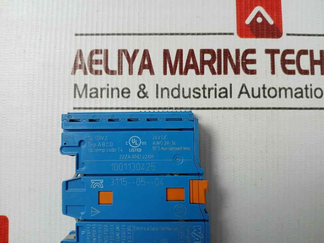 Wago 750-435 Power Supply Unit Ex I Only 55°C 24Vdc