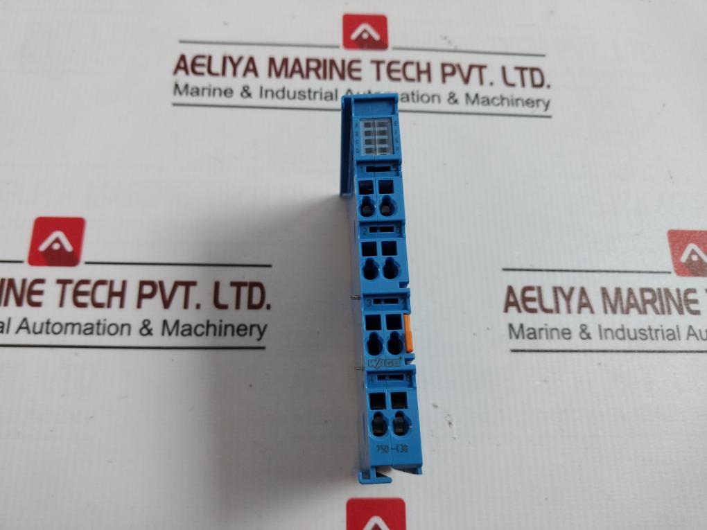 Wago 750-438 Digital Input Module 24V Dc 22Za And 22Xm Awg 28-14