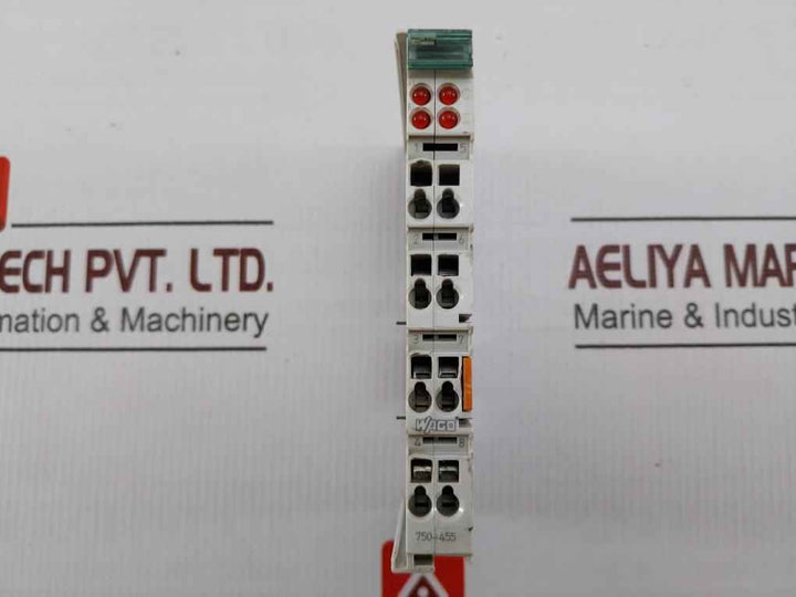 Wago 750-455 4-channel Analog Input Module 24v Dc