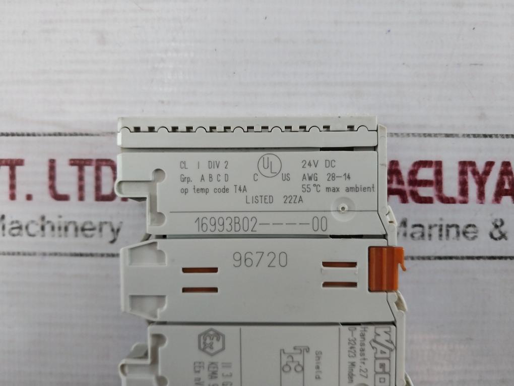 Wago 750-461 2-channel Analog Input Module 24V Dc Kema 97Atex4207 X