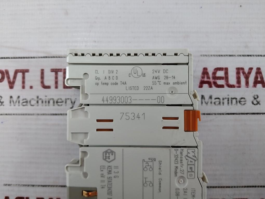 Wago 750-467 2-channel Analog Input Awg 28-14 0.08-2.5Mm2