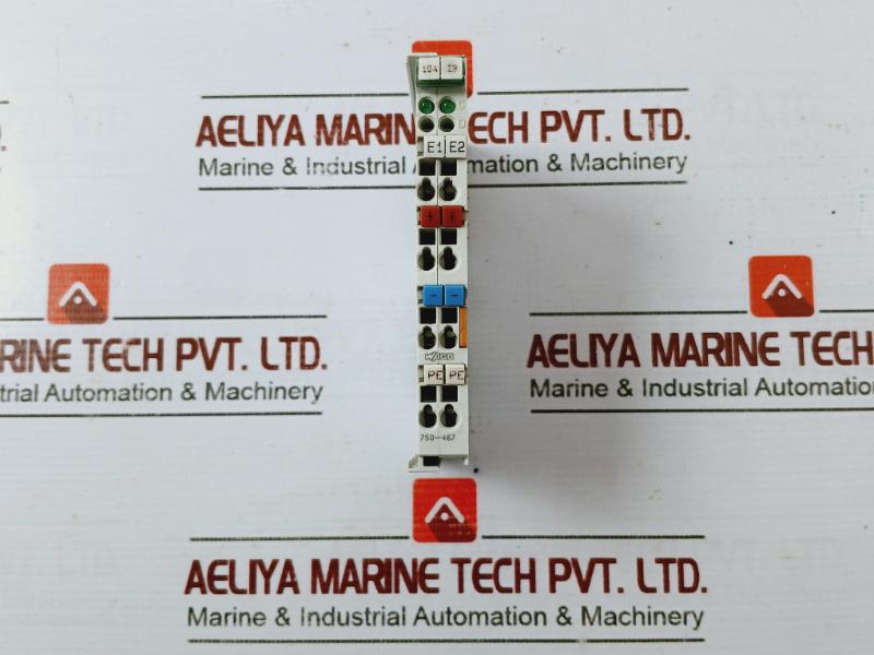 Wago 750-467 I/o Module 24v Dc 2ai 0-10v Dc S.e. 0.08-2.5mm²