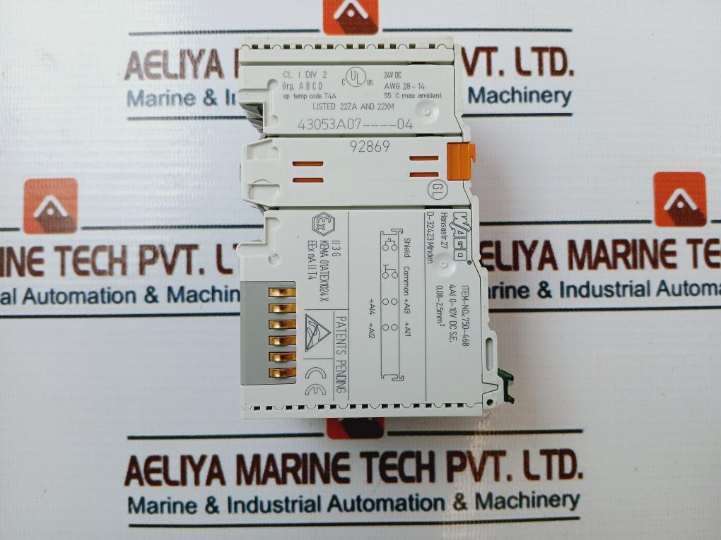 Wago 750-468 4-channel Analog Input