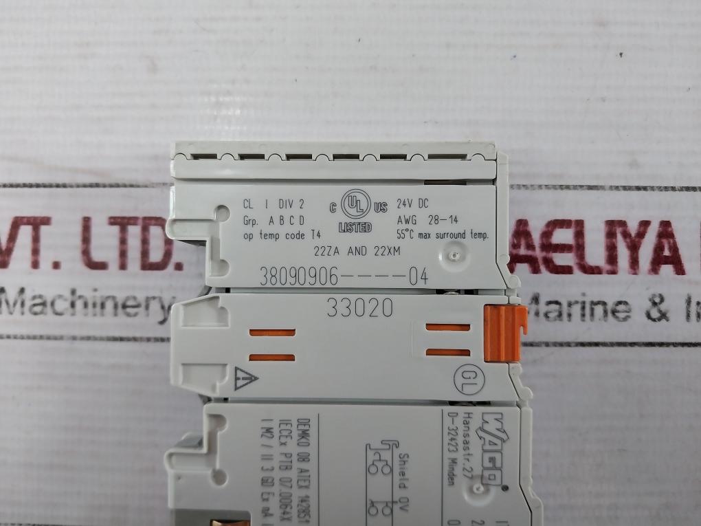 Wago 750-474/000-200 2-channel Analog Input 24V Dc Awg 28-14 2Ai 4-20Ma 16-bit