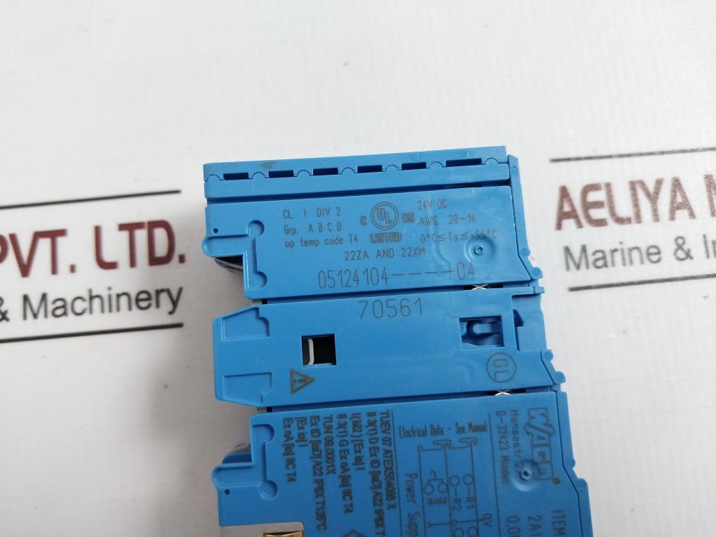 Wago 750-481/003-000 2-channel Analog Input Module 0.08-2.5Mm2 24V Dc, Ip6X