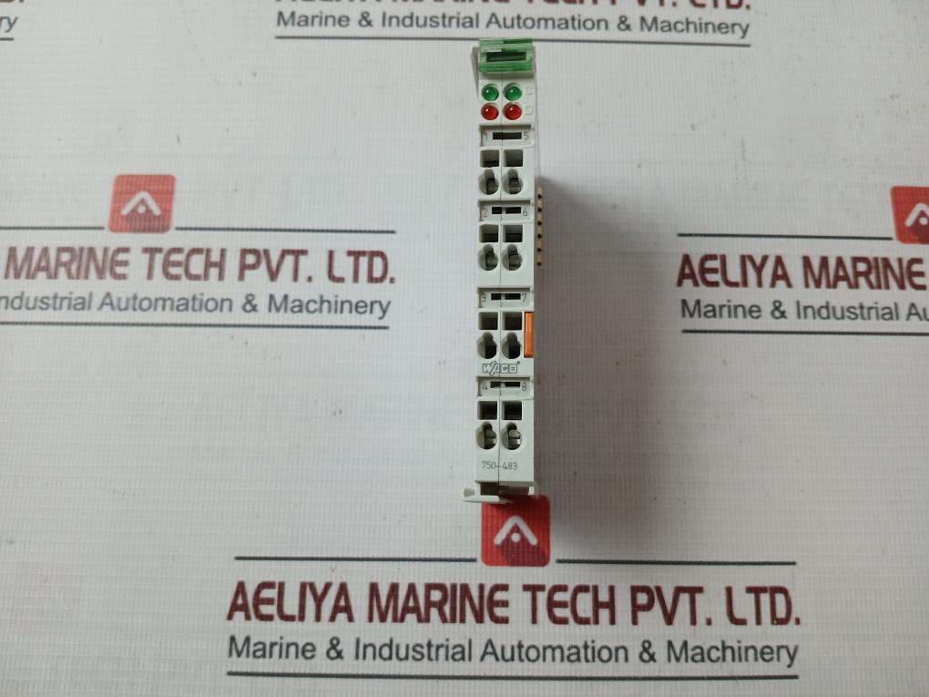 Wago 750-483 Analog I/O Module 0–30V Dc Awg 28–14