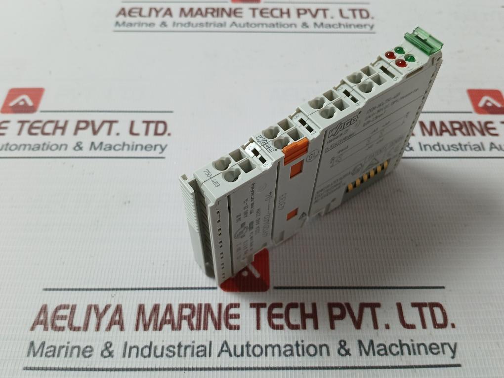 Wago 750-483 Analog I/O Module 0–30V Dc Awg 28–14