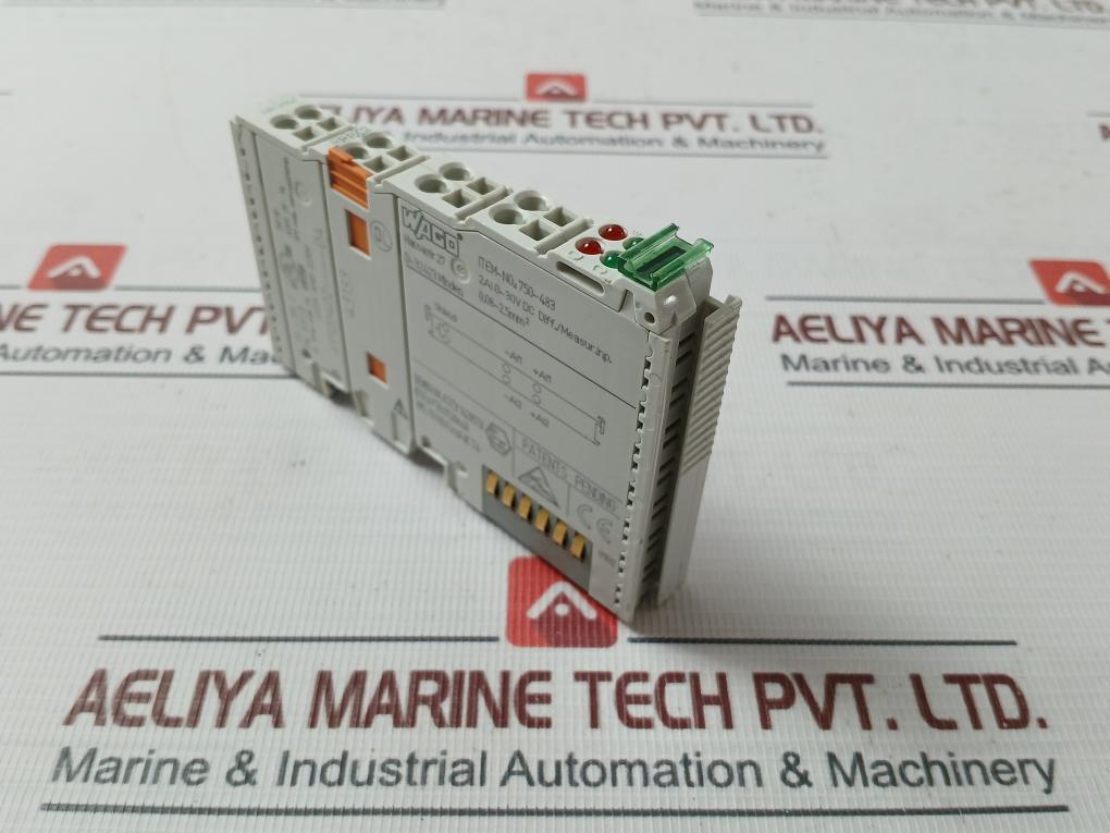 Wago 750-483 Analog I/O Module 0–30V Dc Awg 28–14